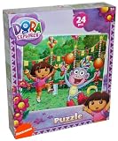Dora the Explorer 24-Piece Jigsaw Puzzle, Boots and Dora at a Party