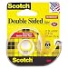 Office Products : 3M Scotch(R) 137 Double-Stick Tape In Handheld Plastic Dispenser, 1/2" x 450"