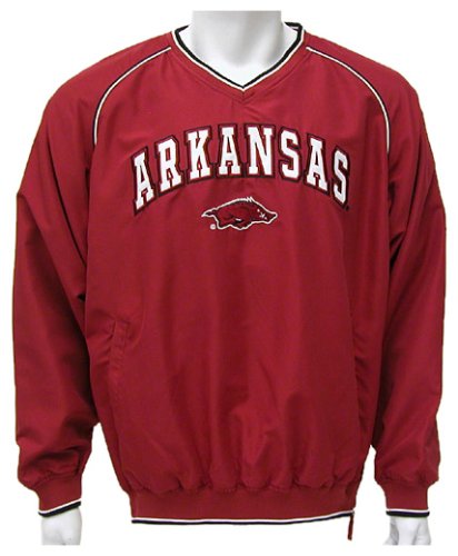 Buy Arkansas Razorbacks Mens Stratus Pullover Jacket by Colosseum Athletics