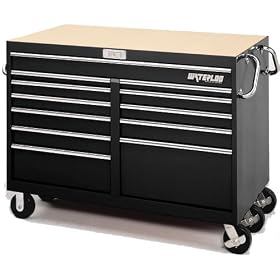 Waterloo MG5612BK 56-Inch Wide by 30-Inch Dep by 42-1 4-Inch High Extreme Use Black Tool... by Waterloo