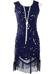 Paisley Cocktail Metallic/Polyester Sequined Lace Beaded Vintage Evening Dress/Party Dress/Wedding Dress 