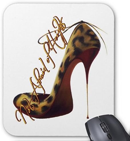 "Not Afraid of Heights" Tres Chic High Heel Design Mouse Pad 9.84"x7.87"