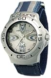 Kahuna 252-3019L Ladies Watch with Blue and Stone Velcro Strap and Matching Stone Dial