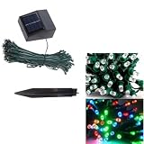 33ft 60 LED Solar String Fairy Lights Multi Color Outdoor Garden Xmas 33ft 60 LED Solar String Fairy Lights Multi Color Outdoor Garden Xmas