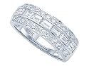 1.50 cttw Baguette Diamonds Anniversary Ring / Band by Karina B(tm) - Platinum