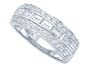 1.50 cttw Karina B(tm) Baguette Diamonds Band LIFETIME WARRANTY