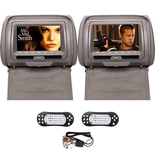 Ouku® 2pcs pair of headrest 7" lcd car pillow mon…