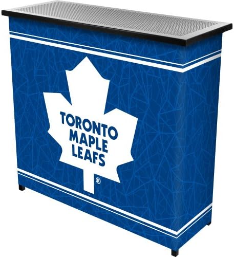 NHL Toronto Maple Leafs Two Shelf Portable Bar with Case