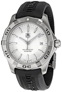 TAG Heuer Men's WAP1111.FT6029 Aquaracer Silver Dial Watch by TAG Heuer