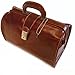 Floto Ciabatta Leather Doctor Bag - Vecchio Brown - FLU60