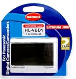 HÄHNEL INDUSTRIES LTD HAEHNEL HL-VBD 1 7,2V 2000mAh Li-Ion Akku fuer Panasonic VW-VBD 1 Ersatz