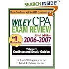 Click here to buy Wiley CPA Examination Review 2006-2007, Vol. 1: Outlines and... by  Patrick R. Delaney and O. Ray Whittington.