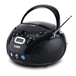 Coby MPCD471 Portable MP3/CD Player with AM/FM Radio and USB Port