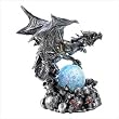 Armored Dragon With Led Globe