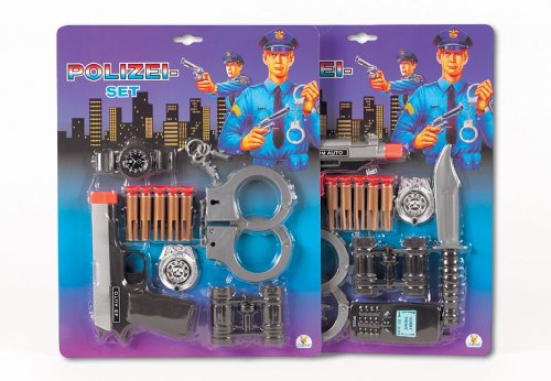 Toy Company 50042 - Polizei-Set, 8teilig, Blister Preisvergleich