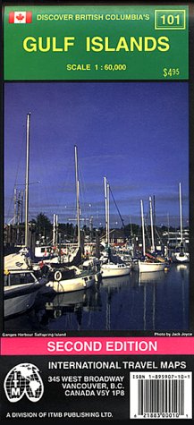City Travel Guides Discounted  Livres : Carte routière : Gulf Islands