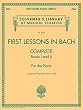 First Lessons in Bach, Complete: For the Piano (Schirmer's Library of Musical Classics)