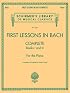 First Lessons in Bach, Complete: For the Piano (Schirmer's Library of Musical Classics)