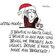 I Believe In Santa Claus - White Nightshirt in a Bag