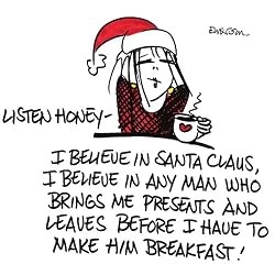 I Believe In Santa Claus - White Nightshirt in a Bag