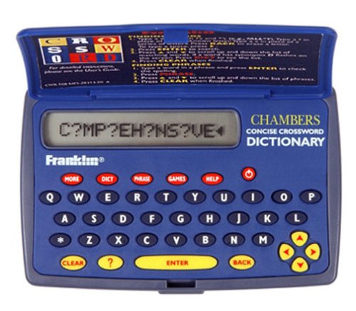 Childrens Toyshop  Computer : Franklin CWR-108 Chambers Pocket Version Crossword Dictionary