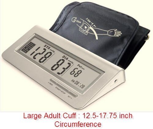 Eastshore 1018a Upper Arm Digital Blood Pressure Monitor Euro Style Design. 60 Memory ,Irregular Heart Beat Detector, Jumbo Lcd, Extra Large Cuff by EASTSHORE