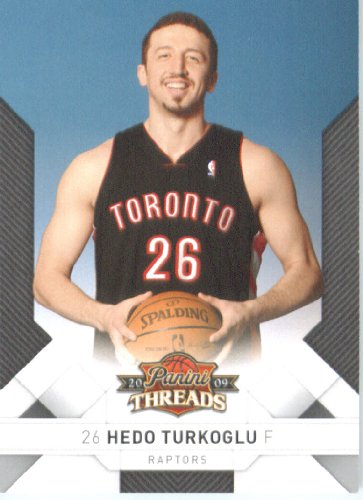 2009 /10 Panini Threads Basketball Card # 46 Hedo Turkoglu Toronto Raptors Mint Condition - Shipped In Protective ScrewDown Display Case!