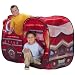 Playhut Big Red Fire Engine Truck - Pop-up Play Tent