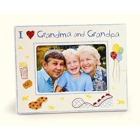 Skribbles I Love Grandma and Grandpa 4x6 Picture Frame.