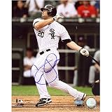 Carlos Quentin Chicago White Sox - 2008 Home Batting cs Twins - Autographed 8x10 Photograph