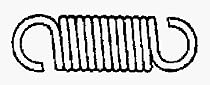 Century Spring #C-77 2PK 11/32"OD Extention Spring
