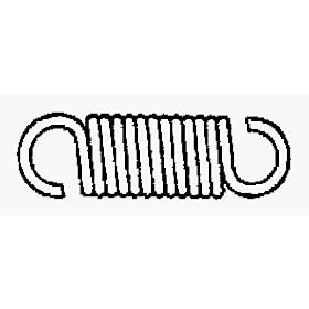 Century Spring #C-329 7 8 OD Extention Spring by CENTURY SPRING CORP