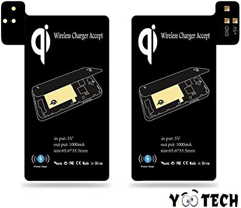 YooTech® Qi Standard Wireless Charger Charging Receiver Module for Samsung Galaxy S5 SV I9600 (Support Smart Cover Sleep Mode))
