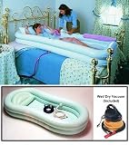 EZ-Bathe Inflatable Bathtub with Accessories & Wet-Dry Vacuum