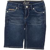Levi's Denim Rhinestone Button Bermuda Shorts