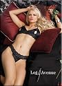 Leg Avenue - Satin BH & String mit Spitze ouvert schwarz - Gr. S-L