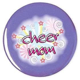 CHEER MOM SPIRIT BUTTON