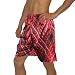 Buy Sleepwear - SILK COUTURE: Mens Sleepwear - Silk Boxer Shorts / Pajama Lounge Shorts - Red - Size: M-L