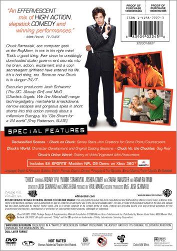 Chuck - The Complete First Season under General in The Dvd and video tapes Store