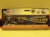 Fleer Collectibles Diecast NHL 1:80 Dallas Stars Peterbilt Tractor Trailer