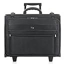 Solo 17.3" Laptop Rolling Catalog Case, Hanging File System, Black, B151