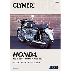 Honda, 450 & 500cc Twins, 1965-1976: Service, Repair, Maintenance: Clymer Workshop Manual