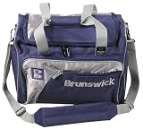 Brunswick Flash Double Tote Navy/Silver