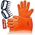 Barbecue Gloves & Pulled Pork Claws Set ♦ Silicone Heat Resistant Grilling Accessories & Home Kitchen Tools For Your Indoor & Outdoor Cooking Needs ♦ Use as BBQ Meat Turner or Oven Mitts