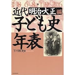 Kindai kodomoshi nenpyo: 1868-1926