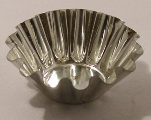 Kuchenform - Backform f&Atilde;&frac14;r Mini Kuchen - Edelstahl - &Atilde;� 5,1cm - 2,5cm hoch