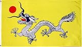 Outdoor Living : Chinese Empire Dragon Flag - 3 foot by 5 foot Polyester (NEW)