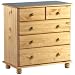 Corona Pine Bedroom Chest of Draws Sol 3 + 2 Drawer Antique Pine Chest of Drawers Pine Bedroom Furniture