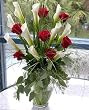 Send Fresh Cut Flowers - Red Elegance Mixed Bouquet