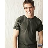 Anvil Organic Cotton Short Sleeve T-shirt Large - Charcoal